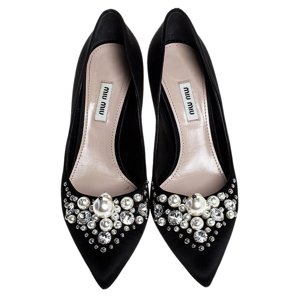 Miu miu pearl shoes new arrivals