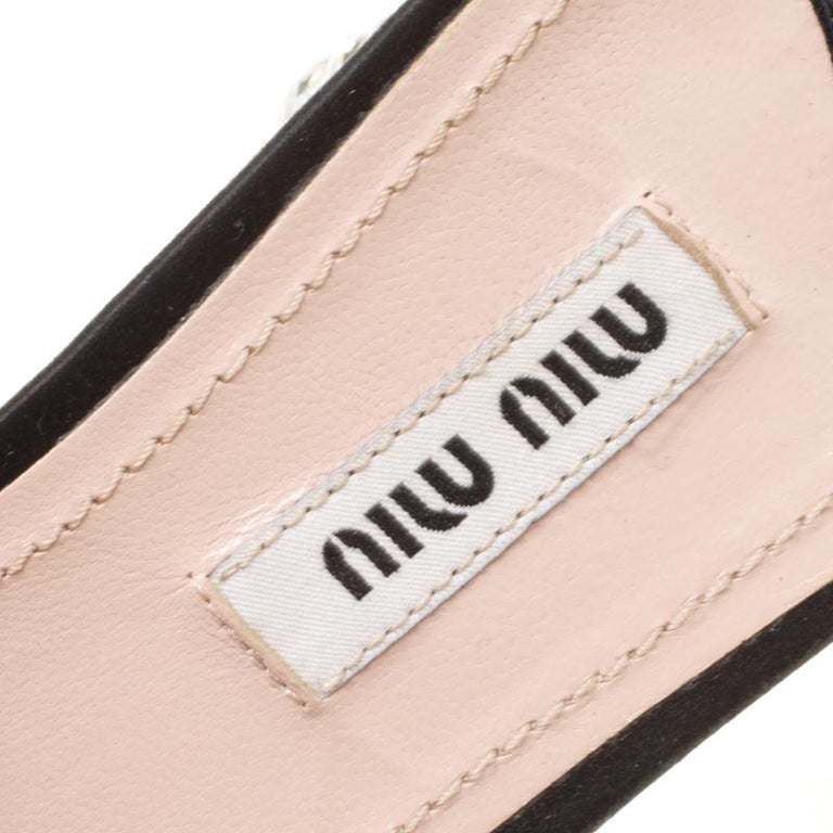 MIU 26ss High Heel Sandals 50 Black Sheepskin 627359