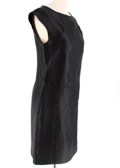 Miu Miu Black Sleeveless Silk Dress - Size US 6
