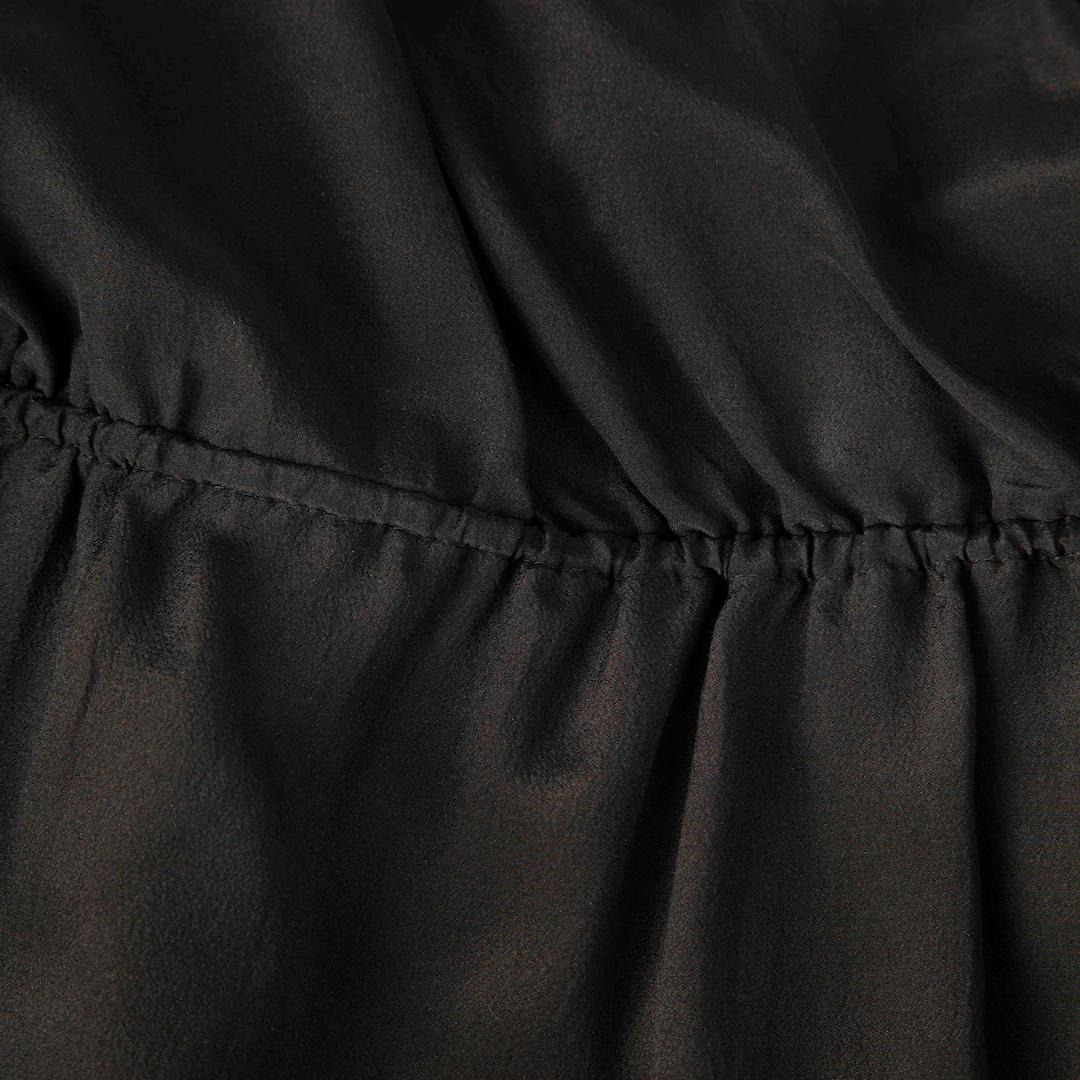 Miu Miu Black V-Neck Dress Size S In Good Condition For Sale In London, GB