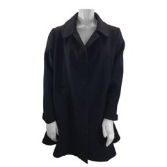 Miu Miu Black Wool Coat