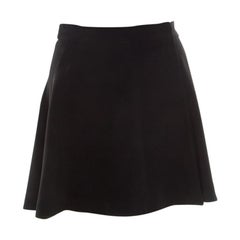 Miu Miu Black Wrap Mini Skirt S