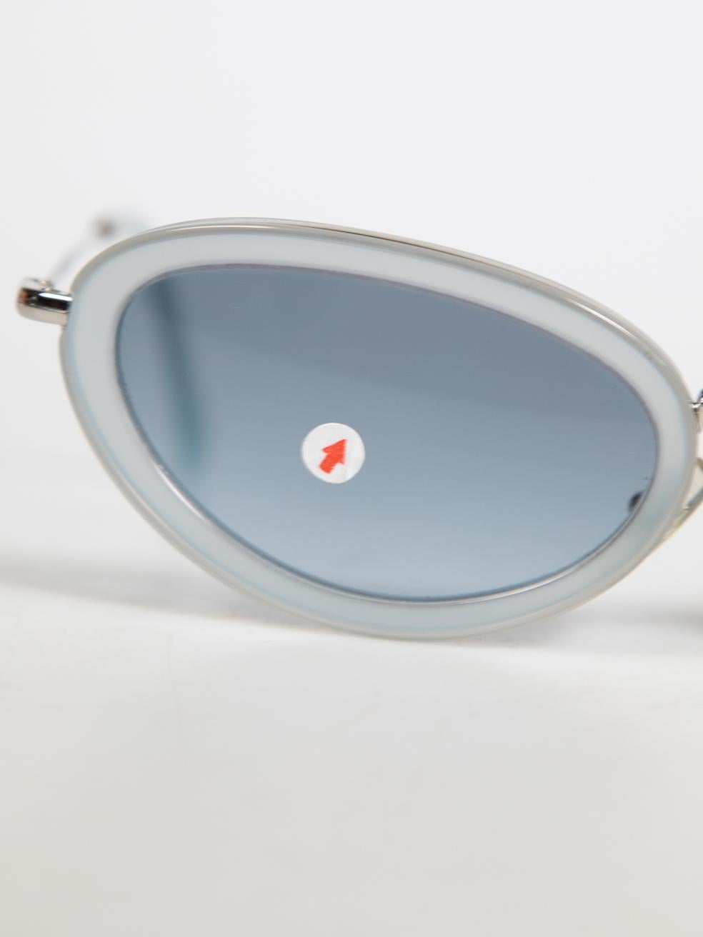 Miu Miu Blue Cat Eye Frame Sunglasses 1