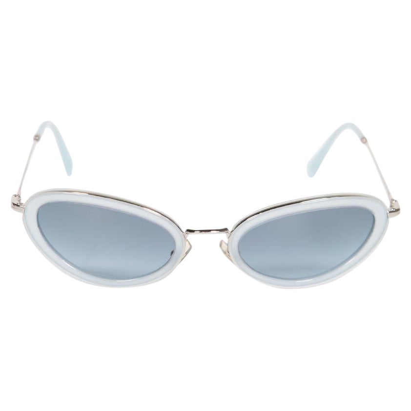 Miu Miu Blue Cat Eye Frame Sunglasses