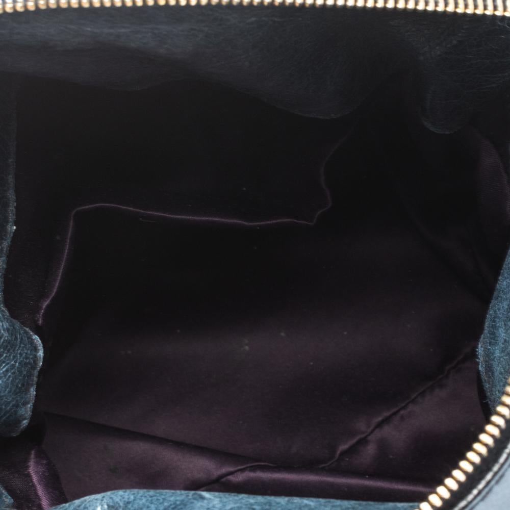 Miu Miu - Sac à dos en cuir bleu avec nœud 3