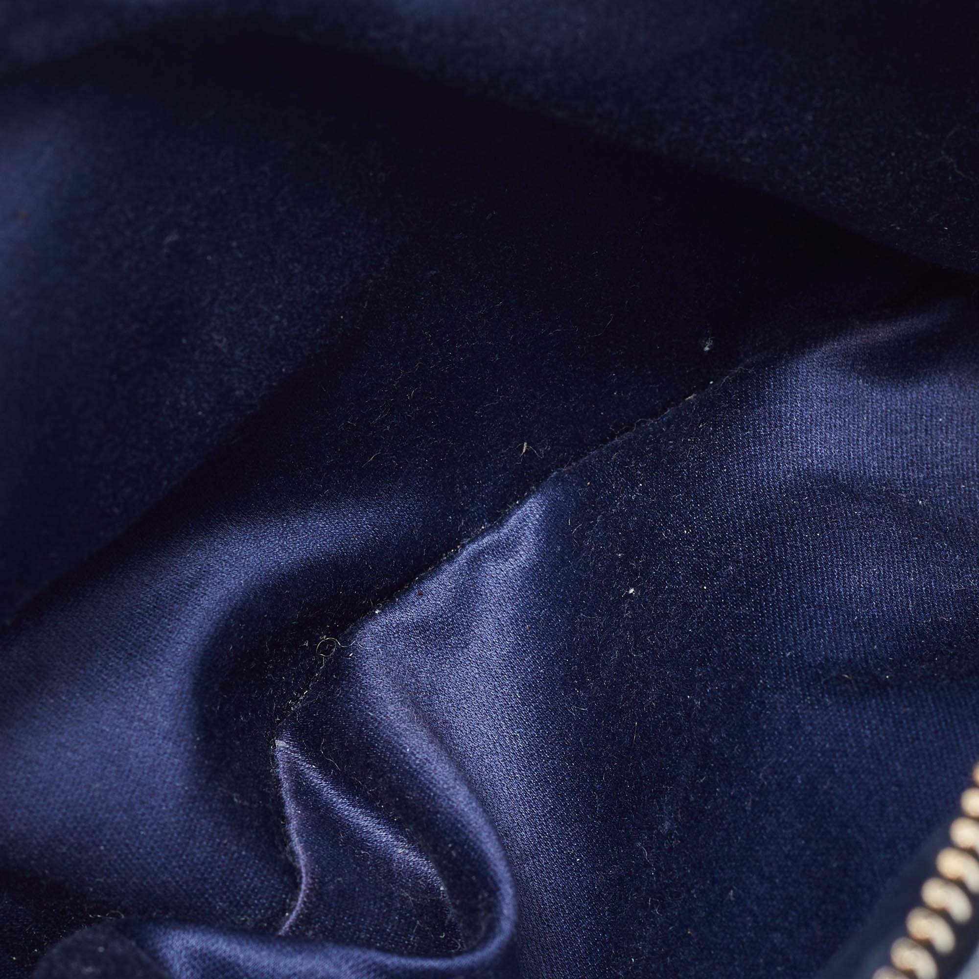 Miu Miu Blue matelassé Leather Camera Crossbody Bag 3