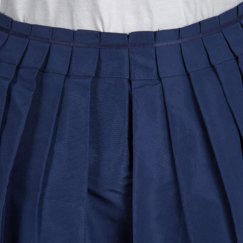 Miu Miu Blue Pleated Skirt M For Sale 2