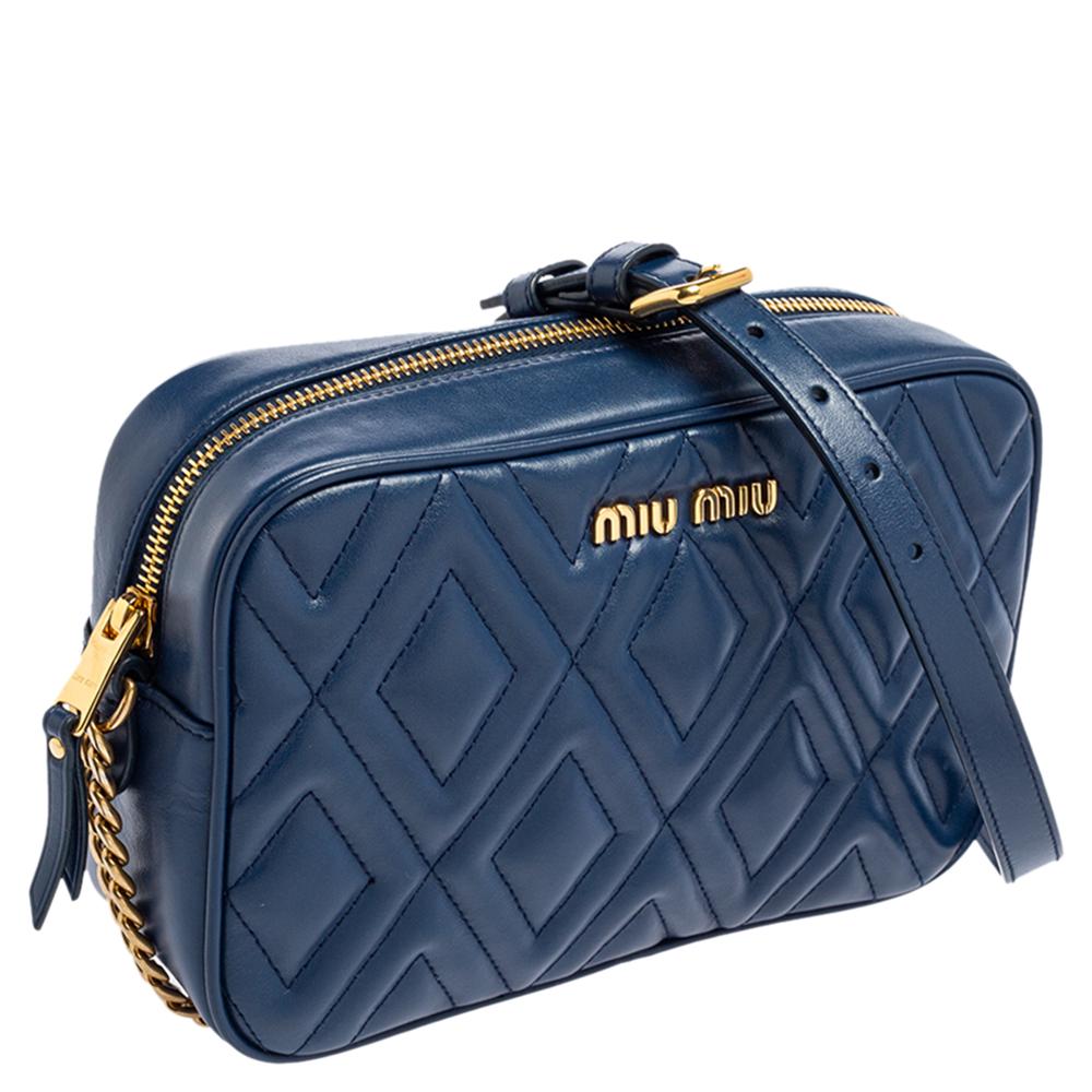 miu miu tasche dunkelblau
