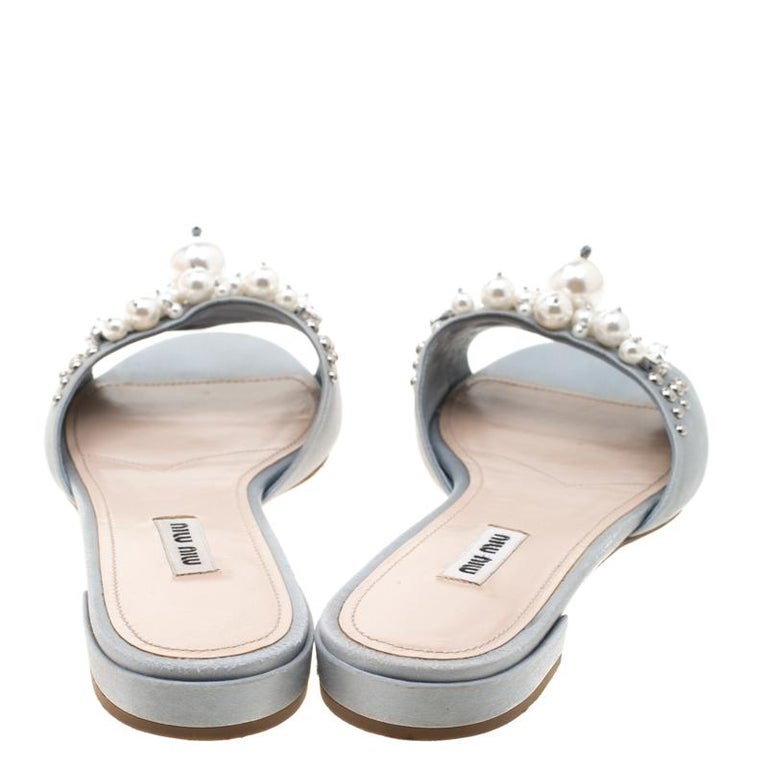 miu miu blue heels