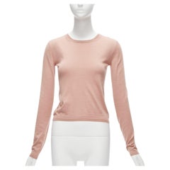 Pull MIU rose blush lux shine à manches longues IT38 M