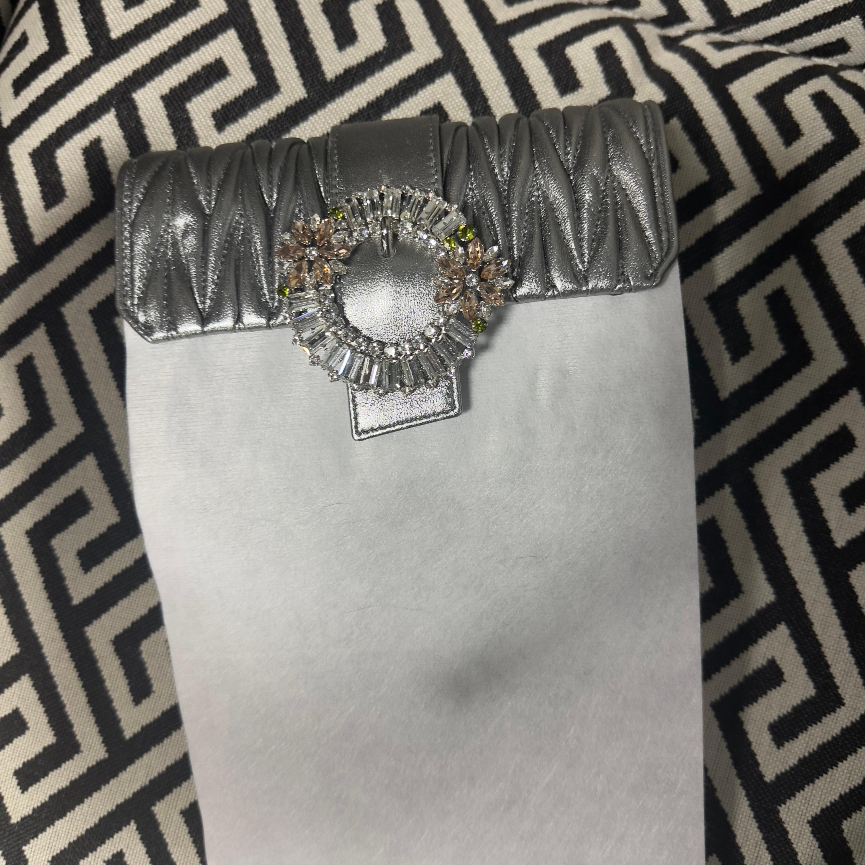 Miu Miu matelassé bag new For Sale 14