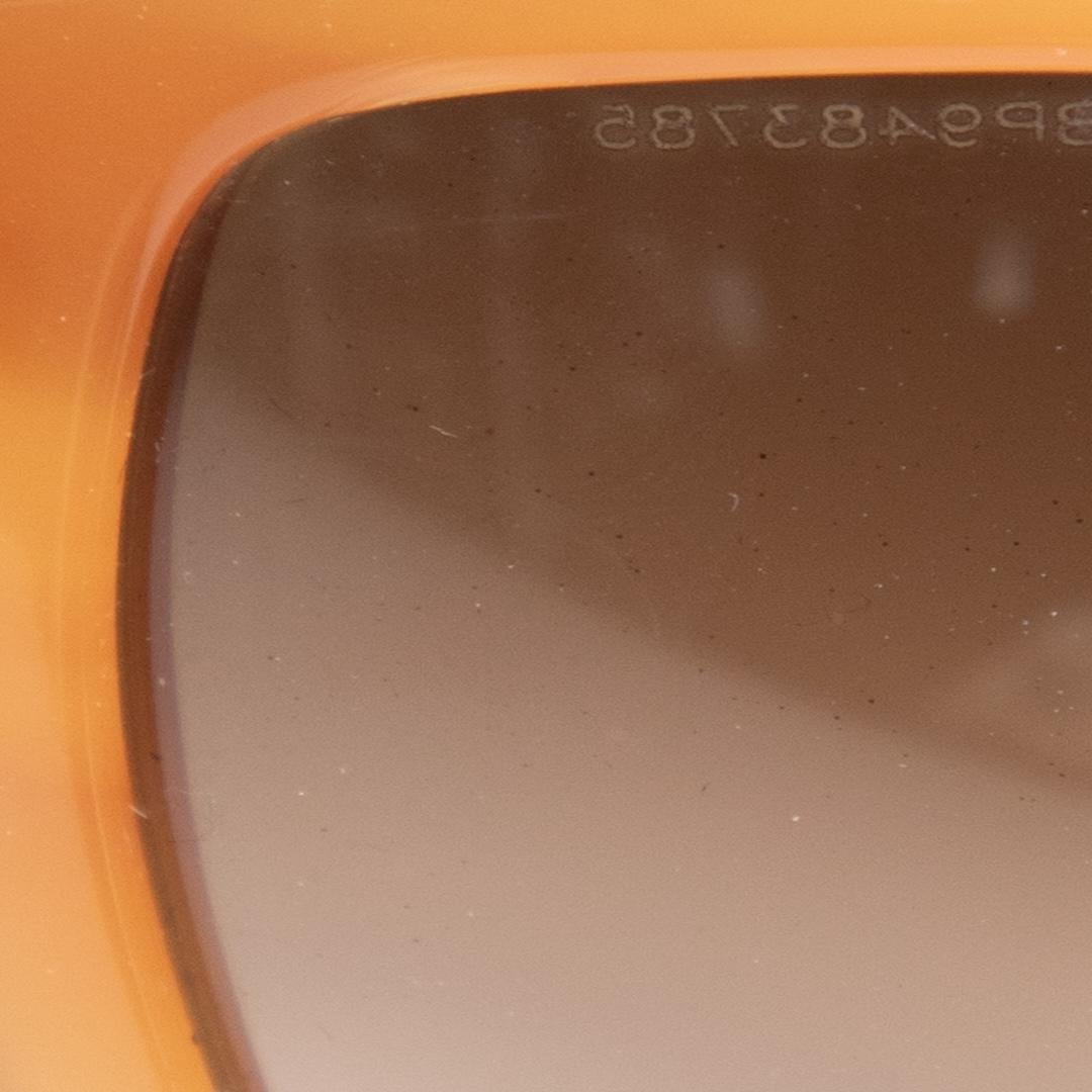 Miu Miu Brown D Frame Gradient Sunglasses For Sale 1