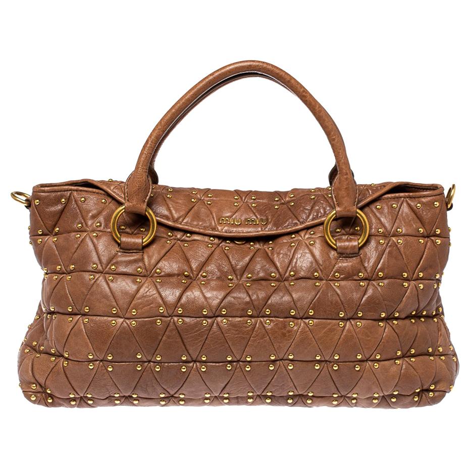 Miu Miu Studded Bag - 4 For Sale on 1stDibs | miu miu Miu Miu Studded Bag - 4 For Sale on 1stDibs | miu miu
