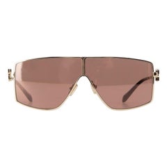 Miu Miu Braune quadratische Sonnenbrille in Übergröße