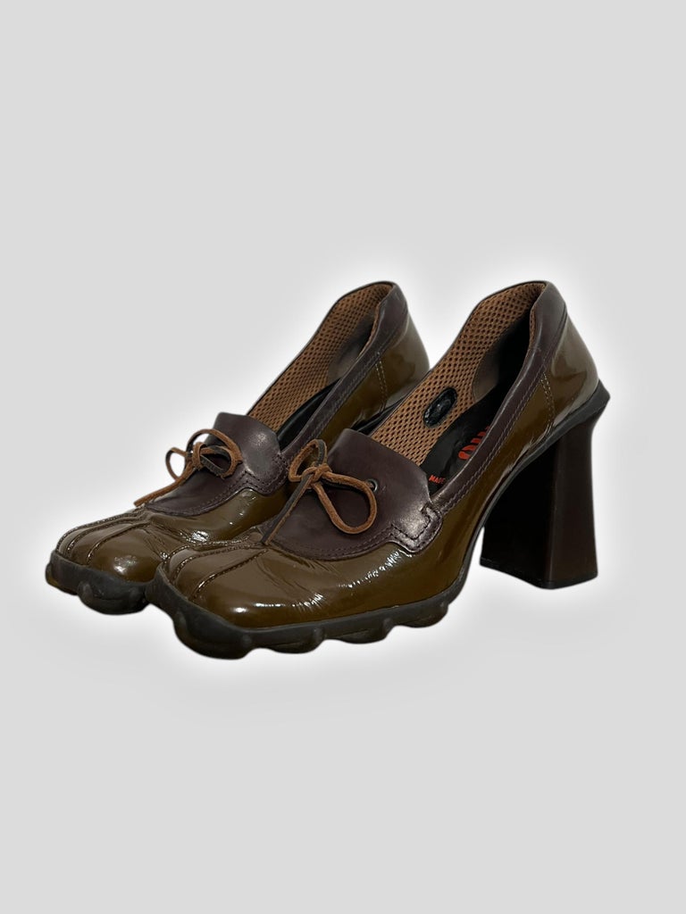 Miu Miu Bubble Sole Patent Heels, 1999 at 1stDibs