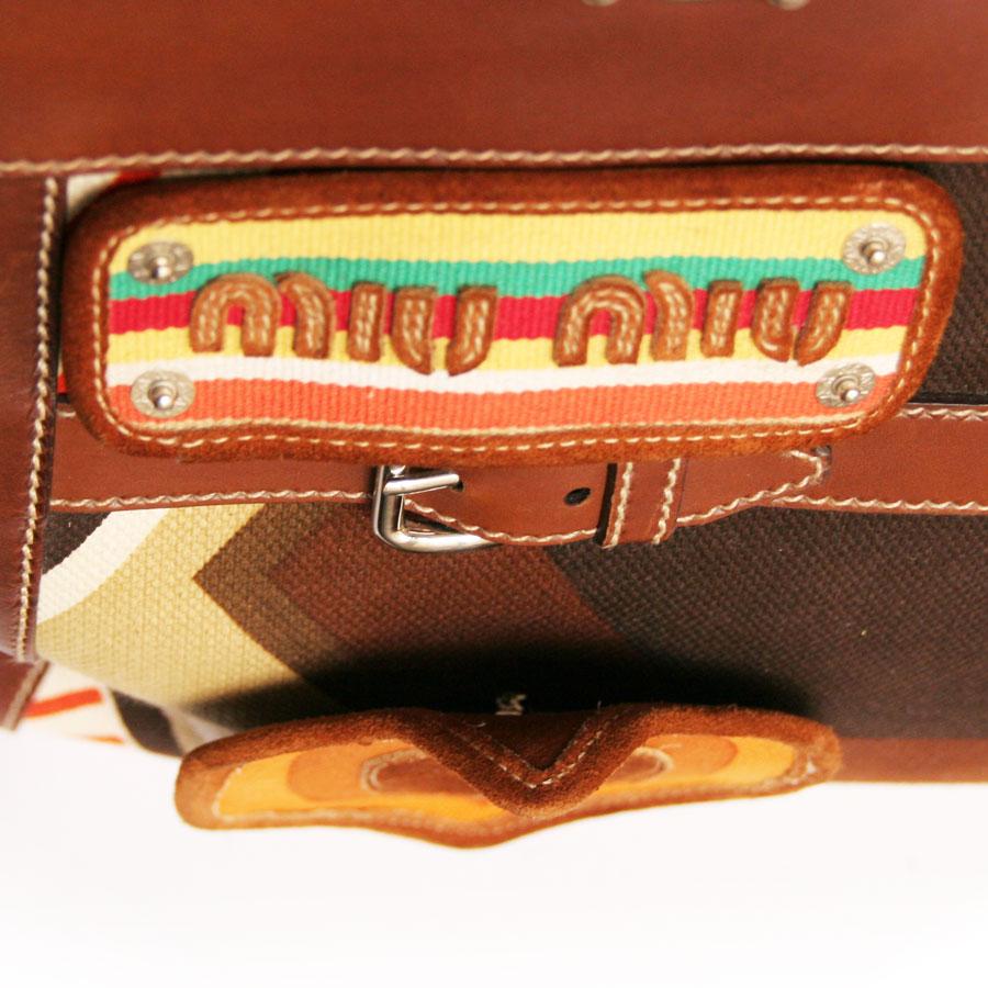 Women's MIU MIU Canvas And Leather Bag