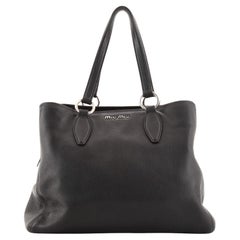 Miu Miu Caribou Convertible Tote Leather Medium