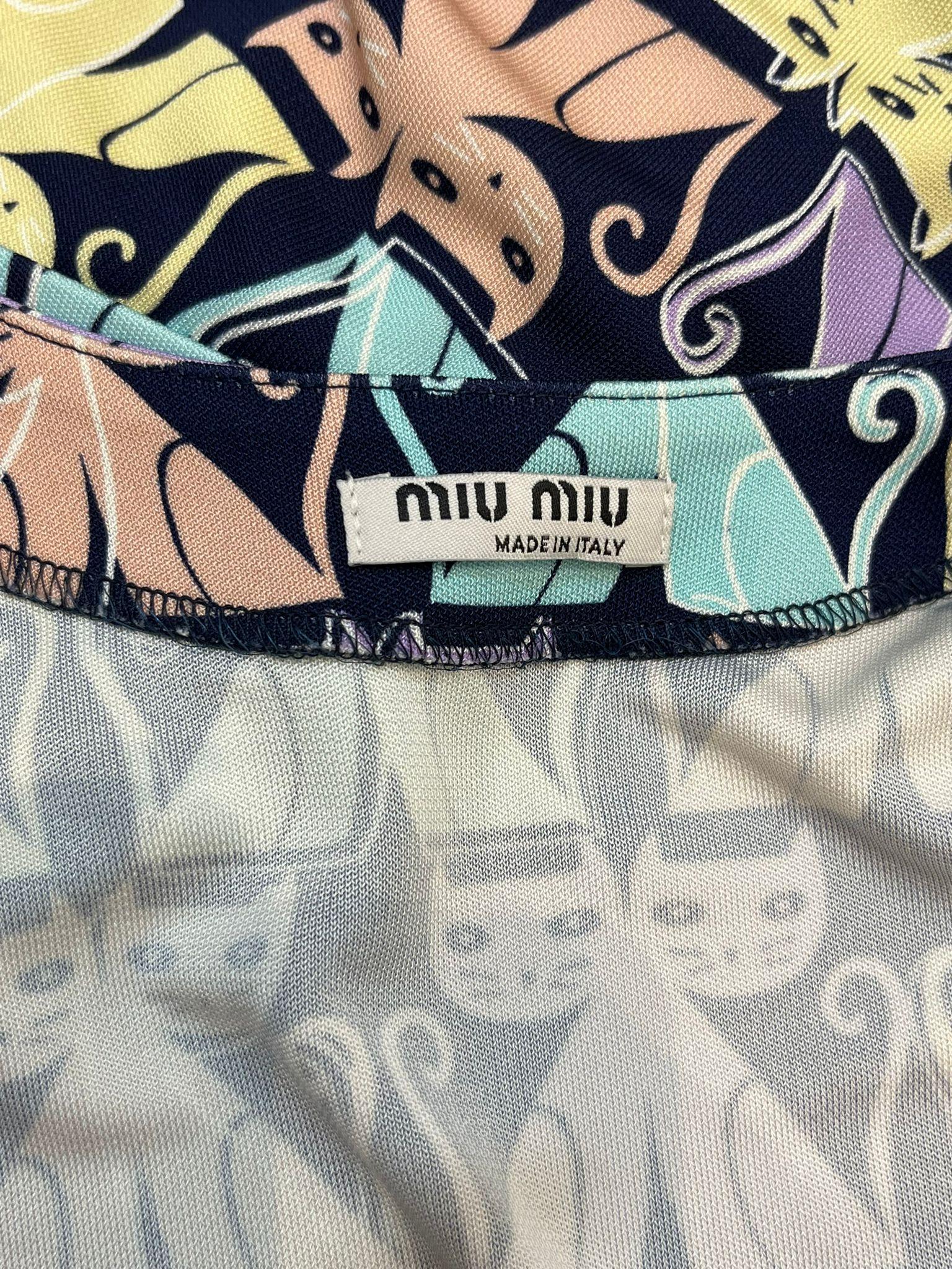 Miu Miu Cat Printed Dress 1