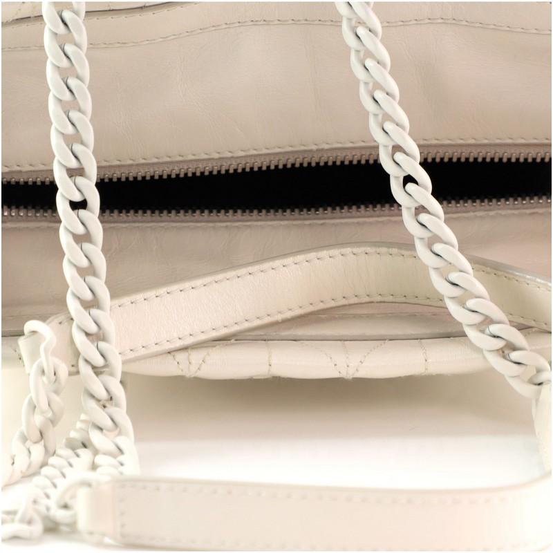Miu Miu Chain Tote Glazed Matelasse Leather Large 3