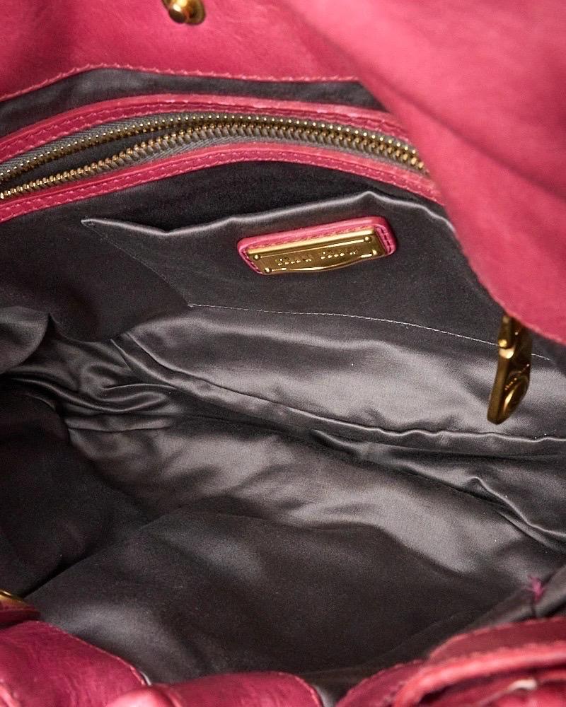 Miu Miu Coffer Small Groffata Fucsia For Sale 5