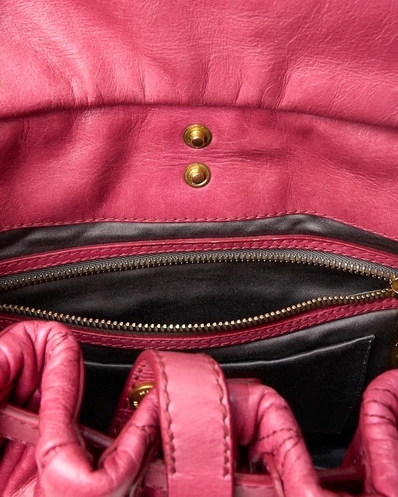 Miu Miu Coffer Small Groffata Fucsia For Sale 1