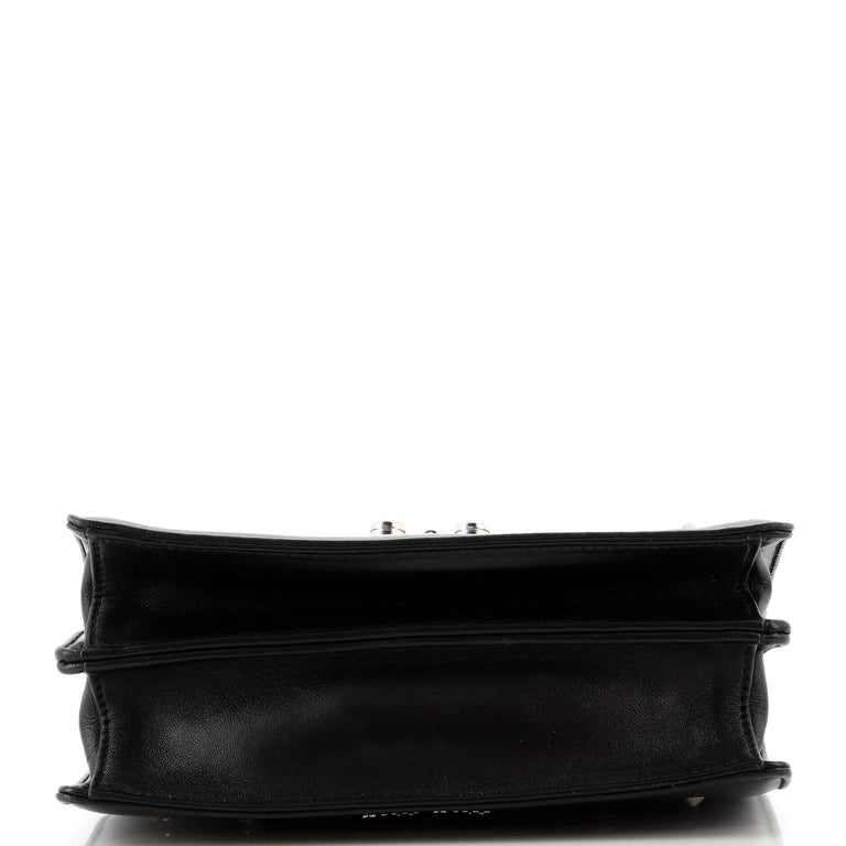 Miu Miu Confidential Crossbody Bag Studded Leather Small For Sale at