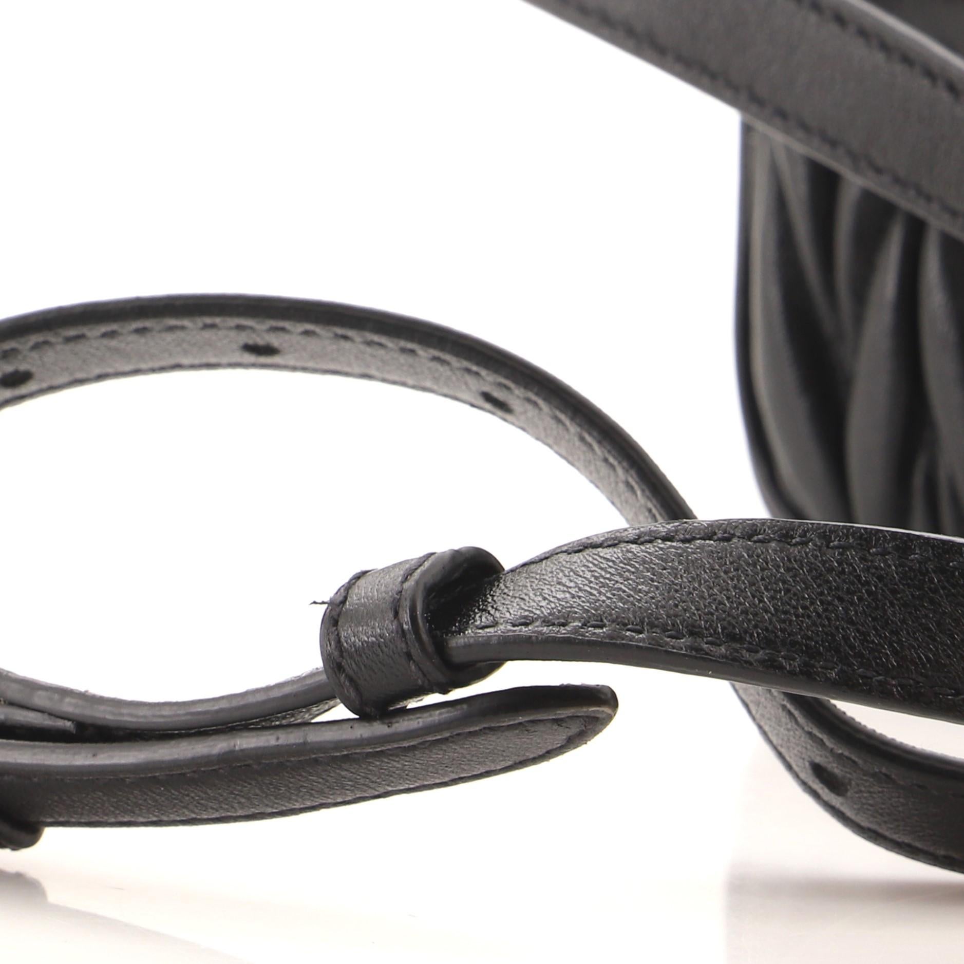 Miu Miu Convertible Belt Bag Matelasse Leather Mini 2
