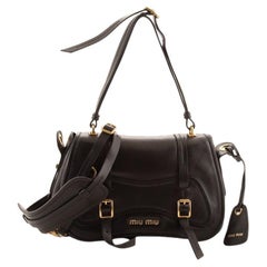 Miu - Sac portefeuille convertible Grace Lux en cuir de veau