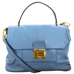 Sac à rabat convertible Vitello Soft Medium Miu