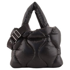 Miu Miu Convertible Open Tote Puffy Quilted Nylon