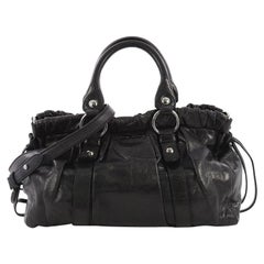 Miu Miu Convertible Satchel Vitello Shine Medium