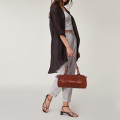 Miu Miu Copper Leather Boston Bag