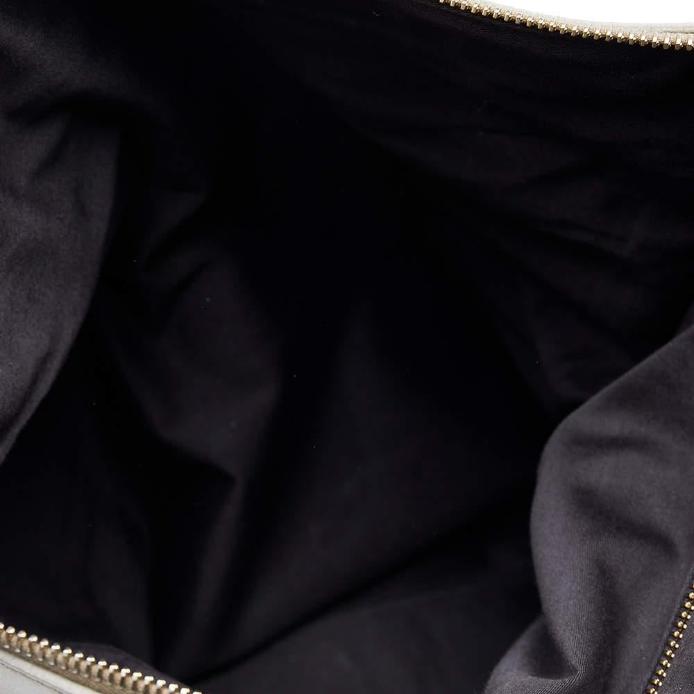 Miu Miu Cream Leather Fold Over Shoulder Bag 3