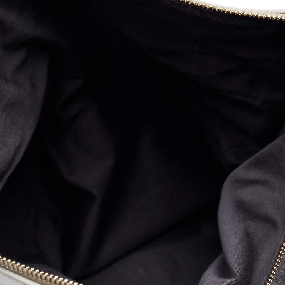 Miu Miu Cream Leather Fold Over Shoulder Bag For Sale 3