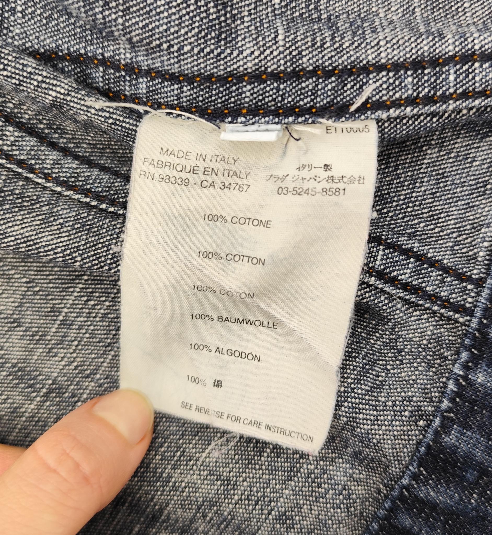 Chaqueta vaquera recortada Miu Miu en venta 5
