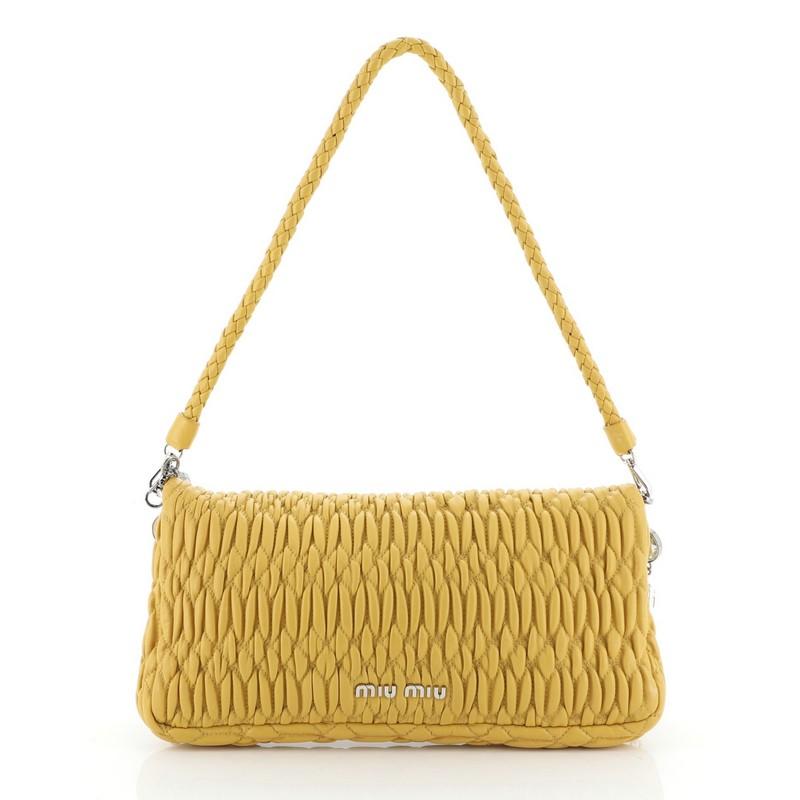 miu miu yellow bag