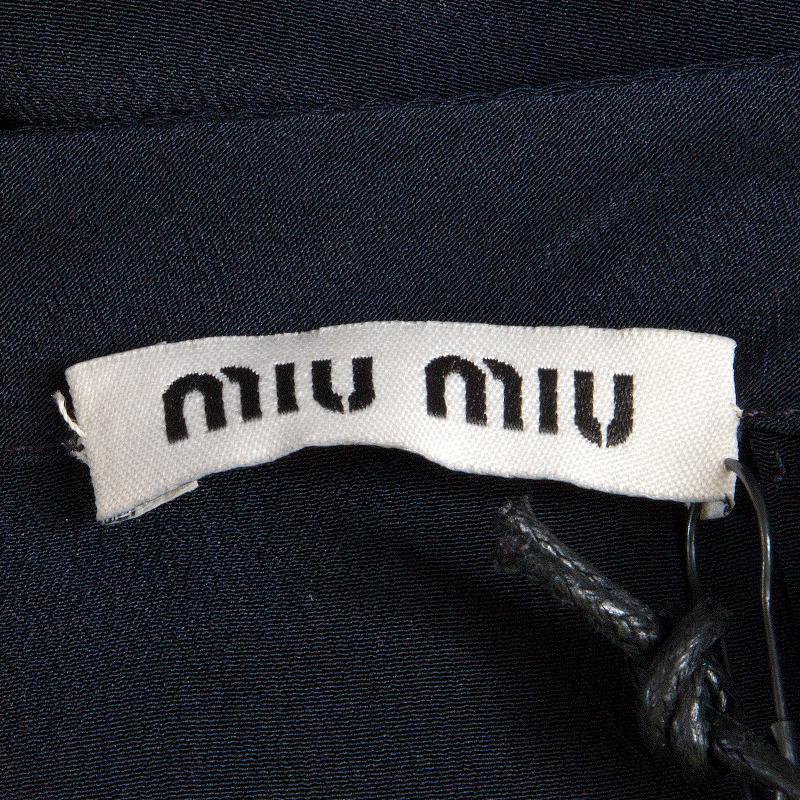miu miu navy sweater
