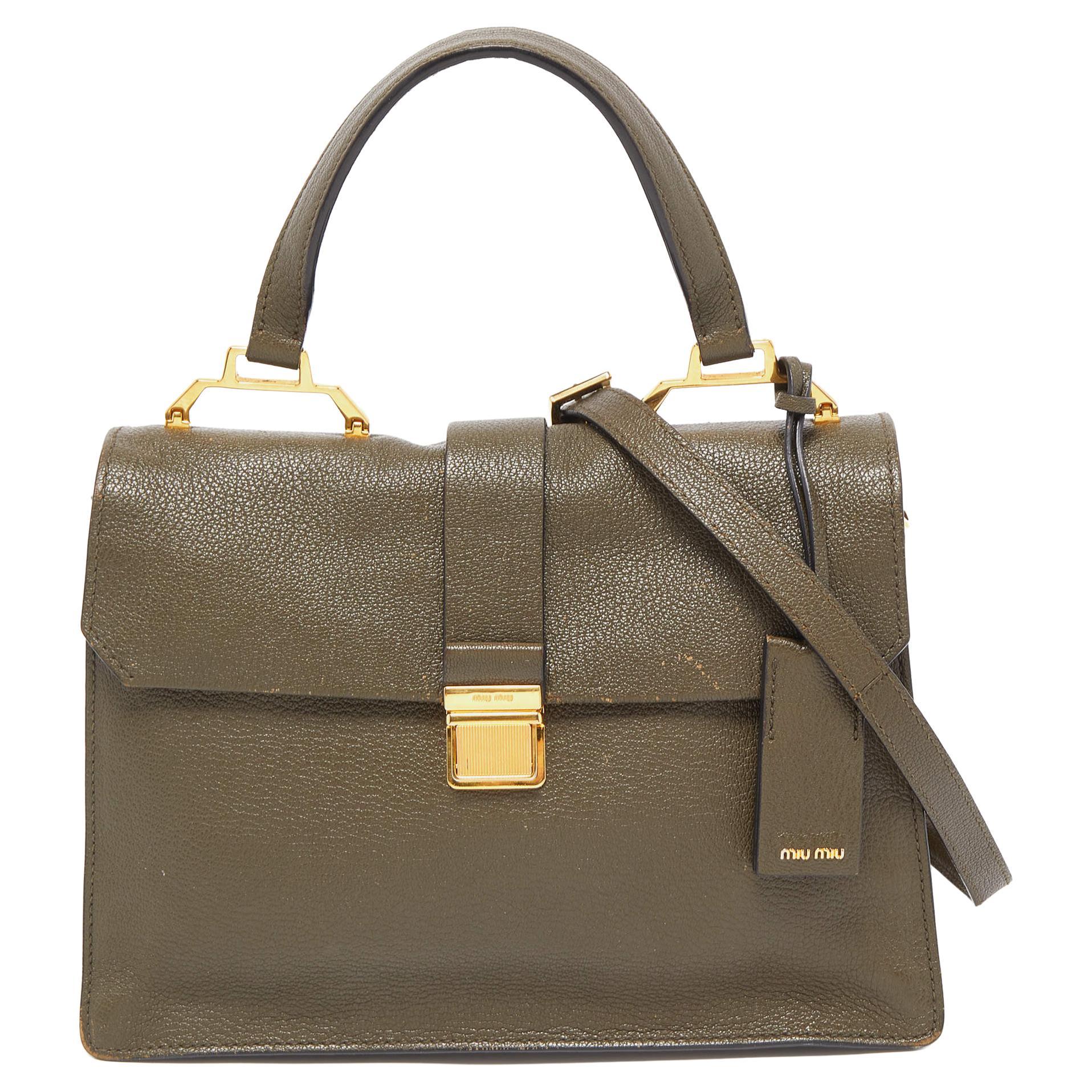 Textured Leather Grace Shoulder Bag with Side Zip Size unica