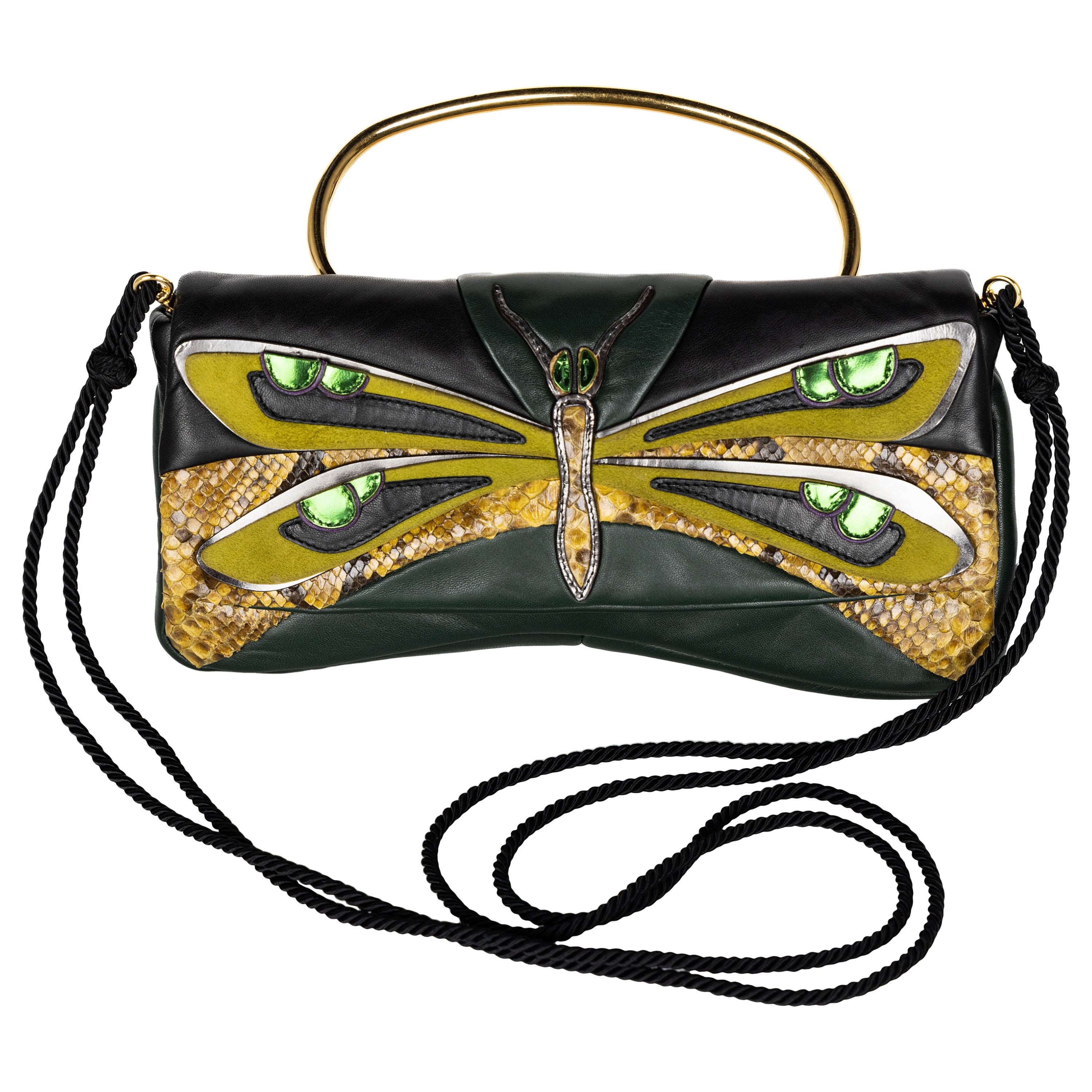 Miu Miu Dragonfly Shoulder Bag Clutch, Spring 2008