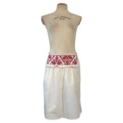 Miu Miu Falda de algodón bordado, 2003