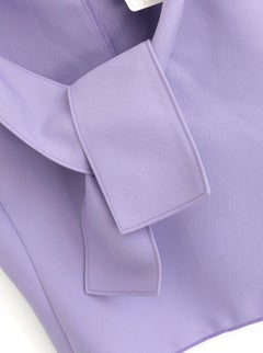 Miu Miu Fall 2000 Lilac Shawl Collar Blouse