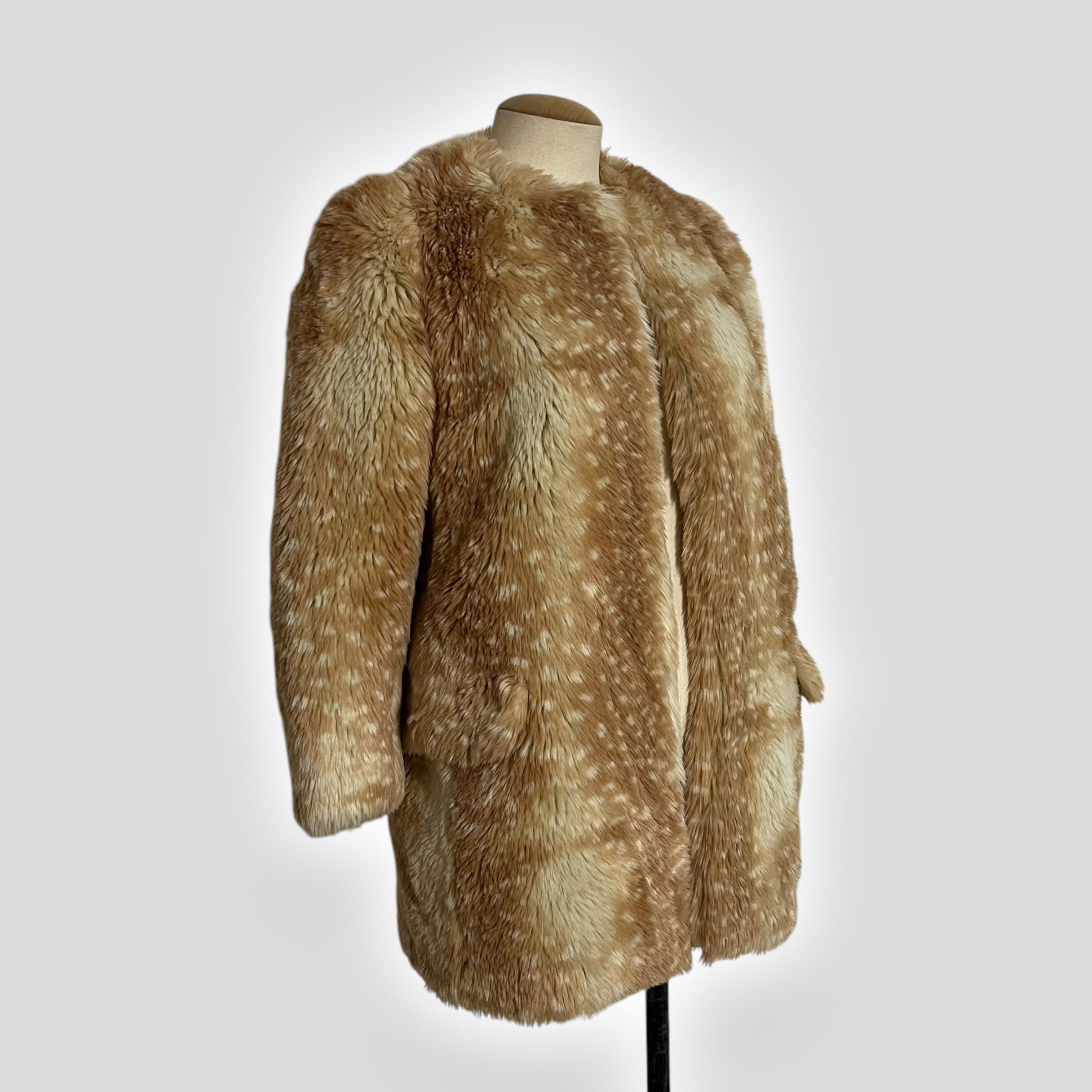 Miu Miu Faux Deer Fur Coat 2