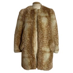 Miu Miu Faux Deer Fur Coat