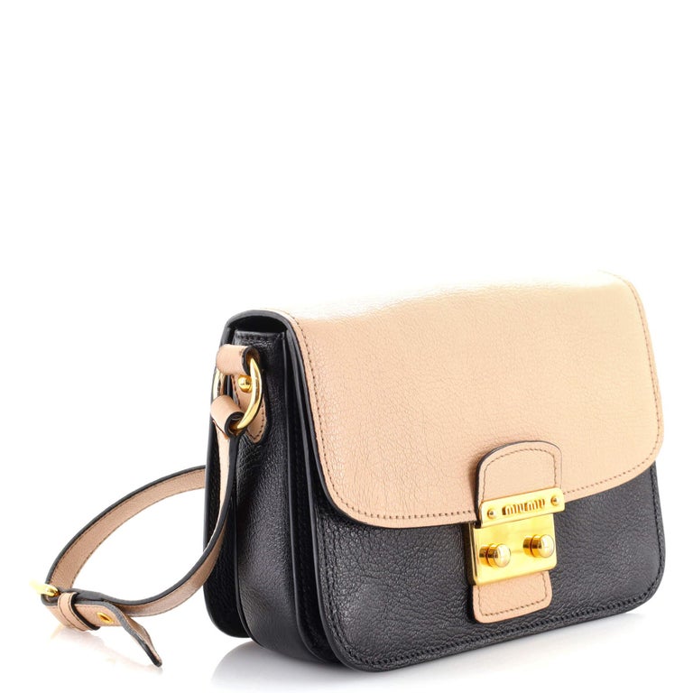 Miu Miu Flap Crossbody Bag Leather Small For Sale at 1stDibs