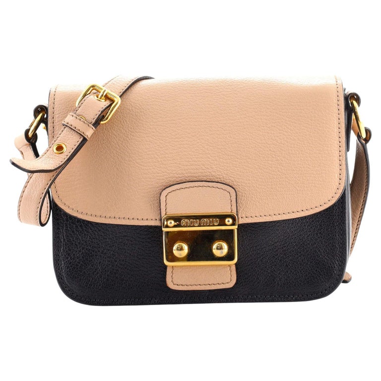 Miu Miu Flap Crossbody Bag Leather Small For Sale at 1stDibs