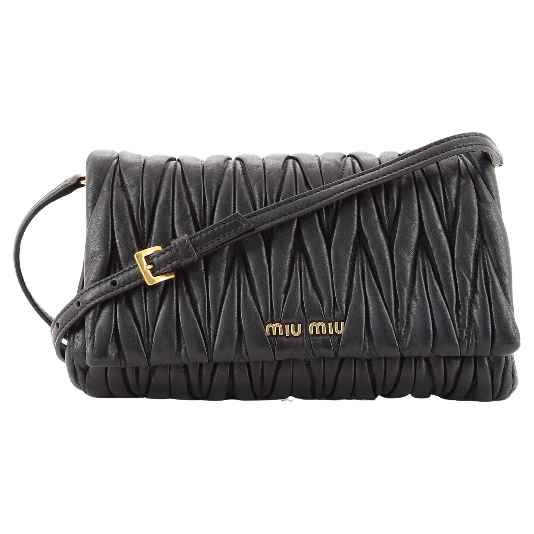 Miu Miu Dahlia Crossbody Bag Leather Small at 1stDibs