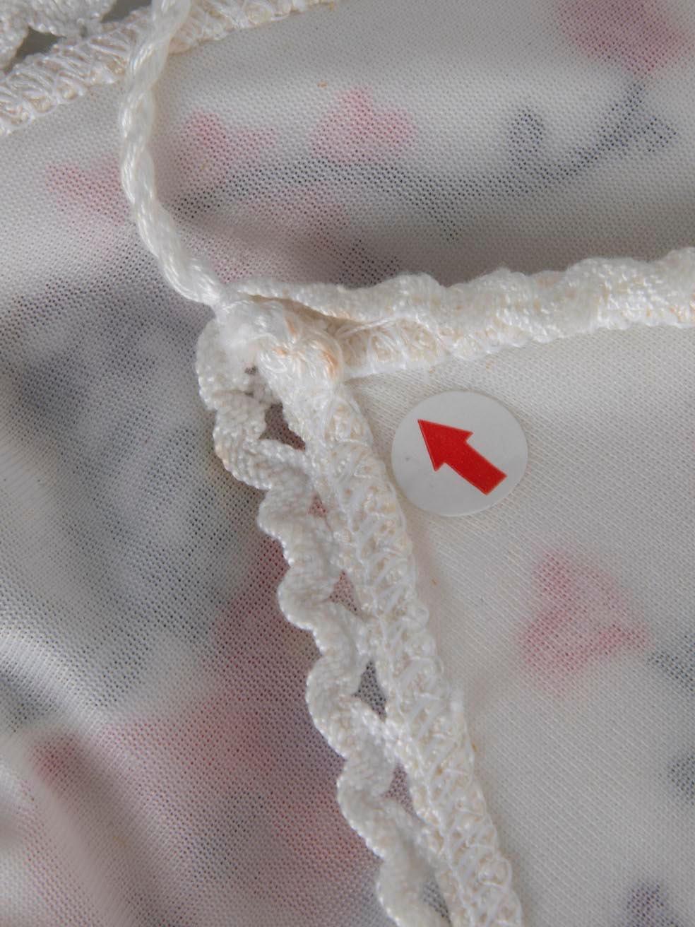 Bikini brodé de fleurs Miu taille S Pour femmes en vente