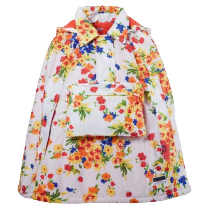 Miu Miu Floral Technical Cape - 
20s For Sale