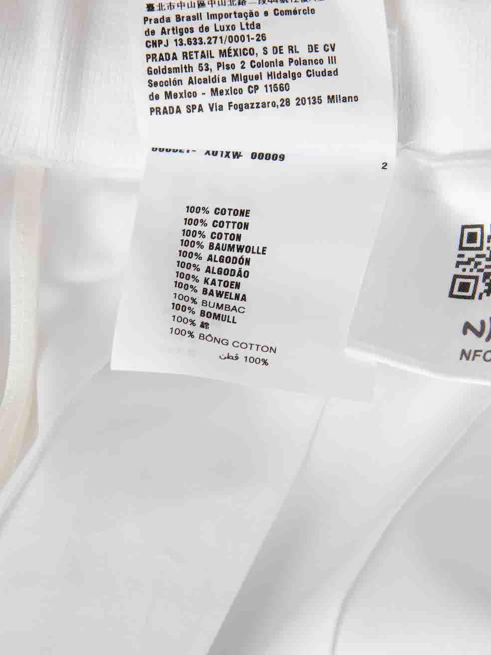 Miu Miu FW23 White Pleated Mini Skirt Size M 1