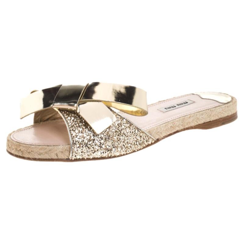 gold bow slides